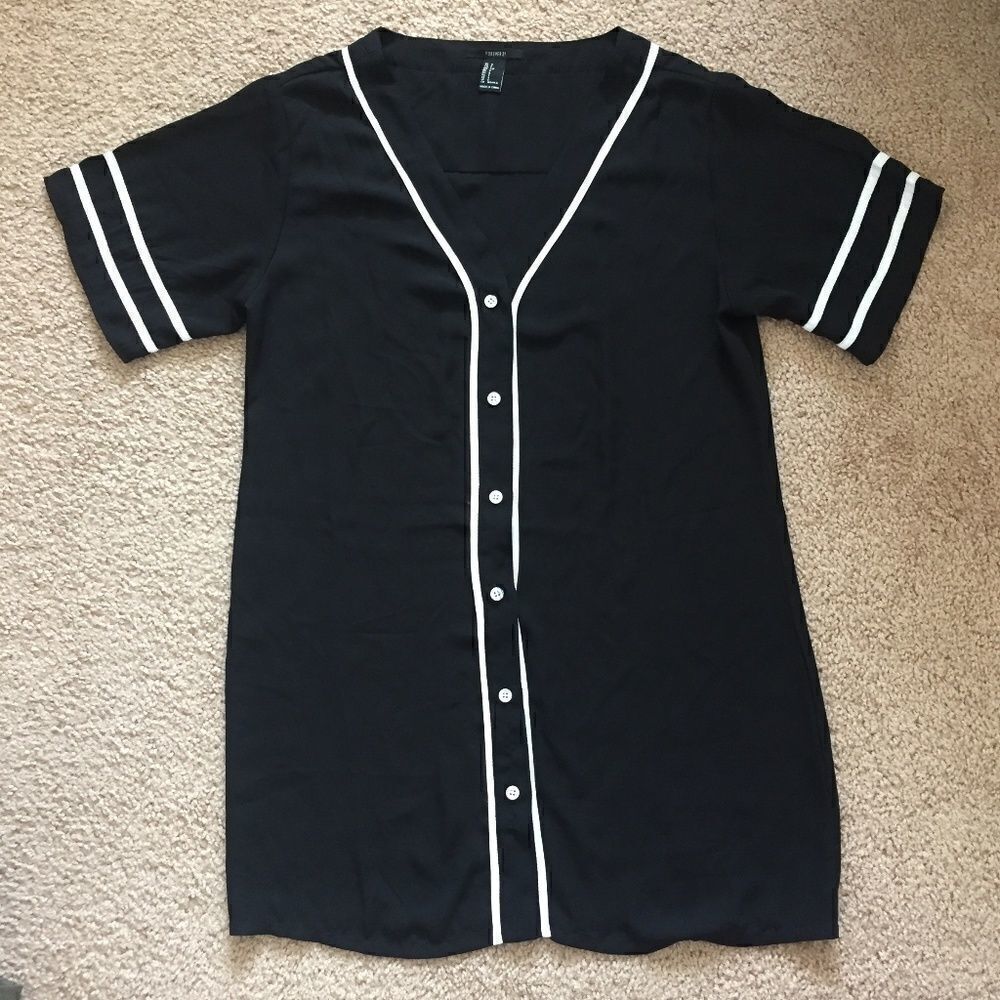Forever 21 Black Sporty Dress